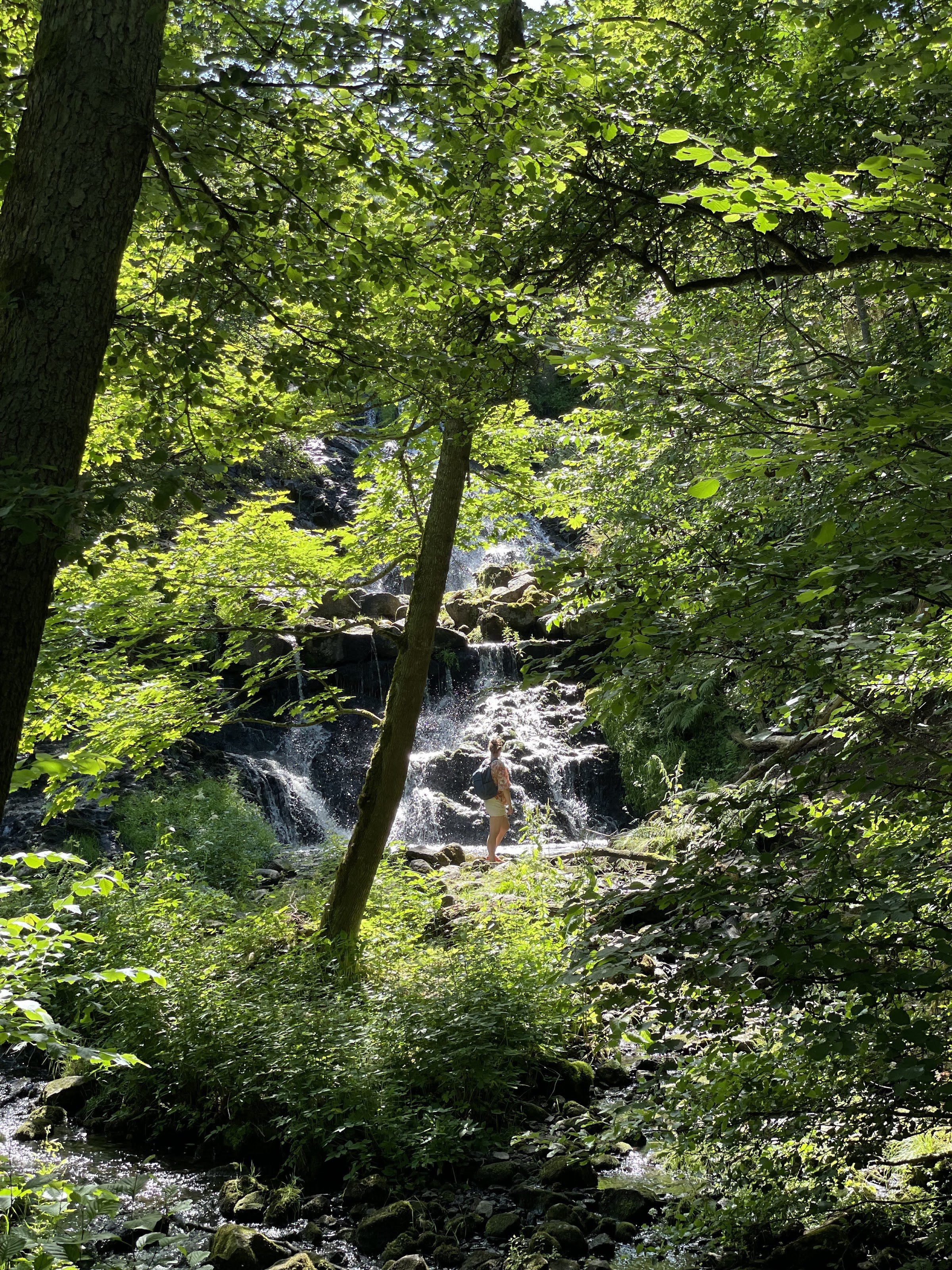 Röttle Vattenfall (Röttle Waterfall) and Röttle by